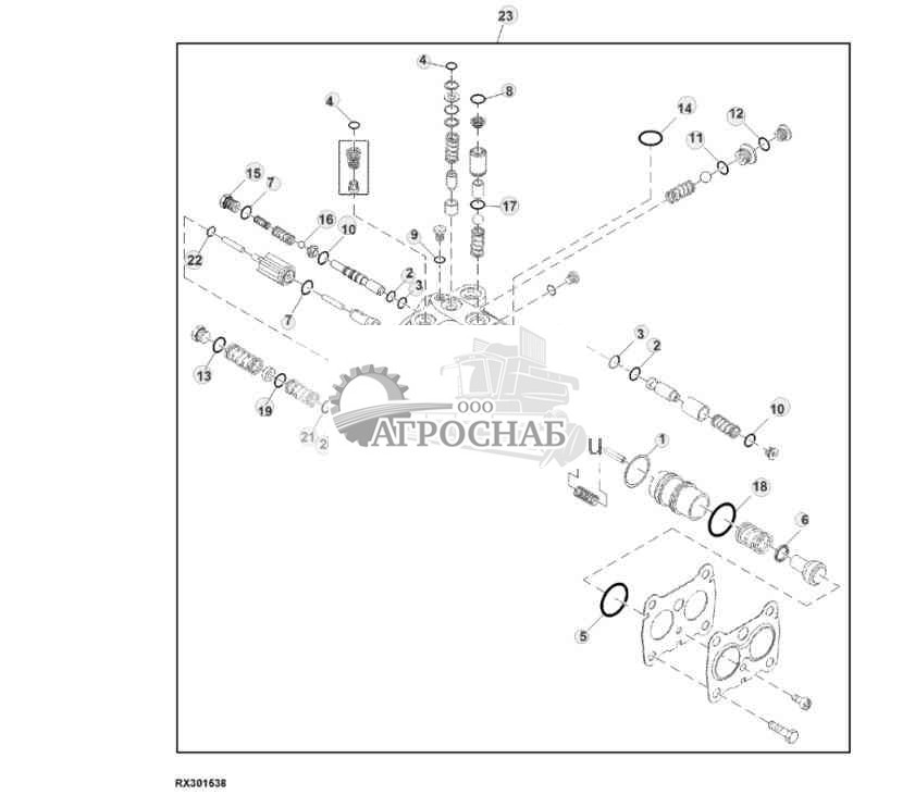 Brake Valve Overhaul Kit 